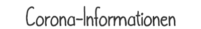 Corona Schriftzug Corona-Informationen