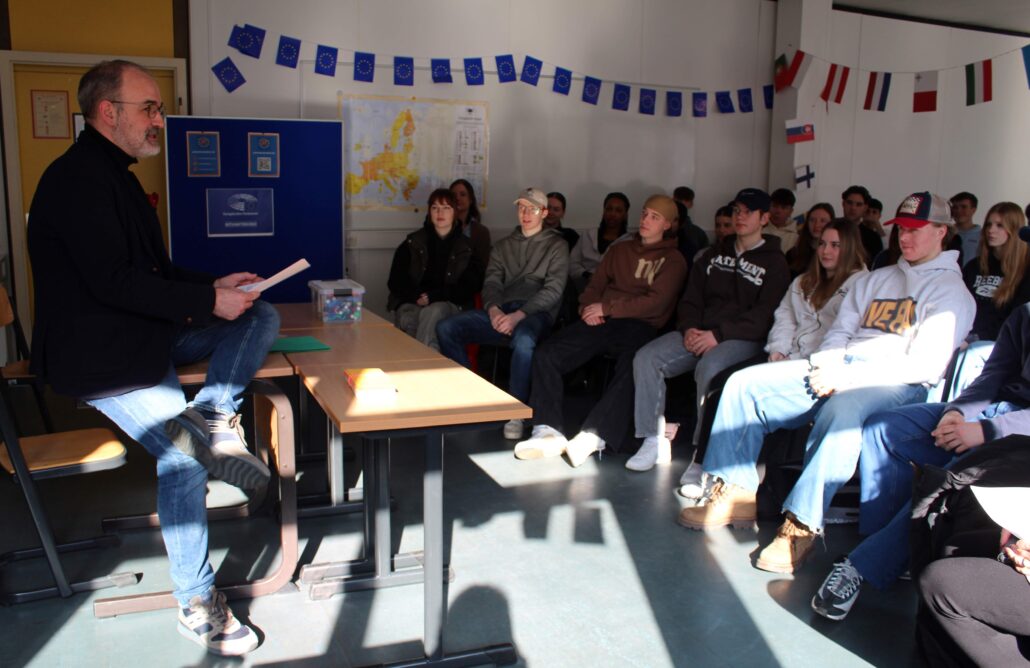 Diskussion am Europaprojekttag 2024